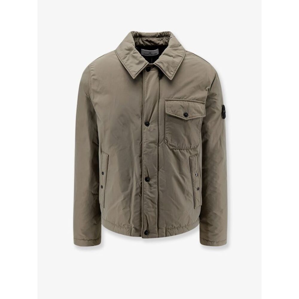 Stone Island Men Micro Reps Padded Nylon Jacket